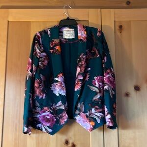 Anthropologie Cartonnier Rihan Blazer Jacket Green